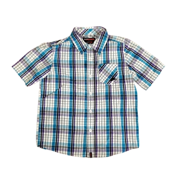 TONY HAWK BOYS FLANNEL SHIRT SIZE XLARGE ( SIZE 7X) MULTI